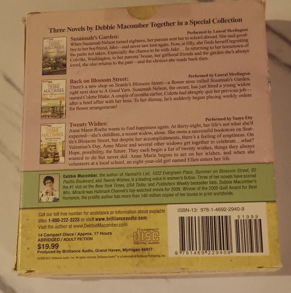 Debbie Macomber Compact Disc Collection Three Books In One - Picture 4 of 4